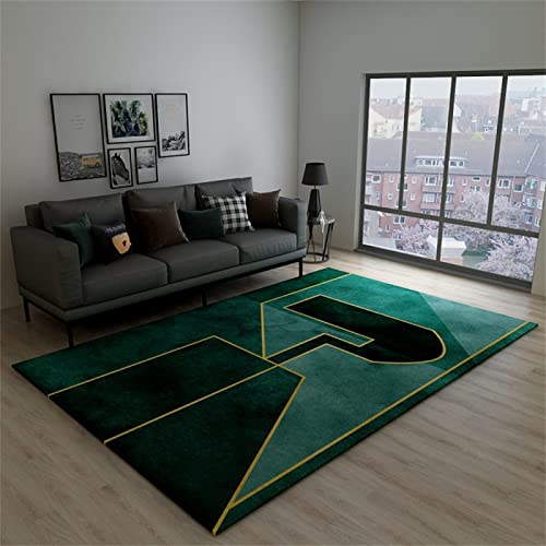 Tapis sejour vert moquette interieur salon de luxe 180x250cm - 2