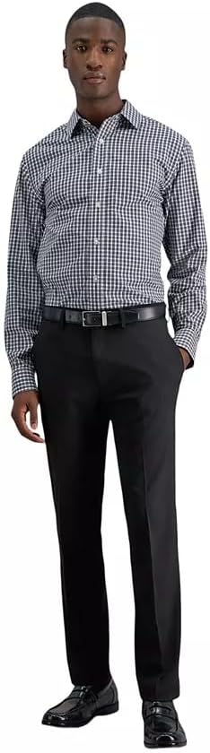 Stretch Twill Dress Pant, Slim Fit by HAGGAR CLOTHING CO