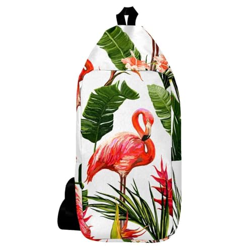 Sac à bandoulière flamant rose idéal pour vos randonnées d'été et excursions urbaines