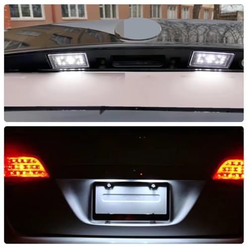 Evita multas con las luces para matrícula de coche BMW Serie 7 E65 E66 4