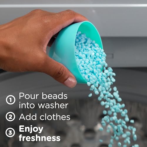 Image of Downy Cool Cotton In-Wash Laundry Scent Booster Beads, 24 oz, laundry scent beads, Long-lasting Freshness