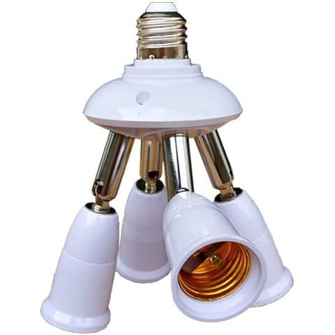 Adaptador de Bombilla Ajustable WANGCL 4 en 1 Cover