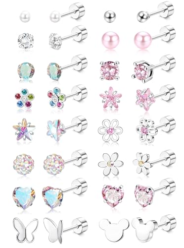 YADOCA 16Paar Ohrringe Mädchen Kinder Hypoallergene...