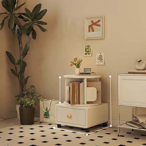 Librerias Blancas con Puertas Marca FUKEFUZ