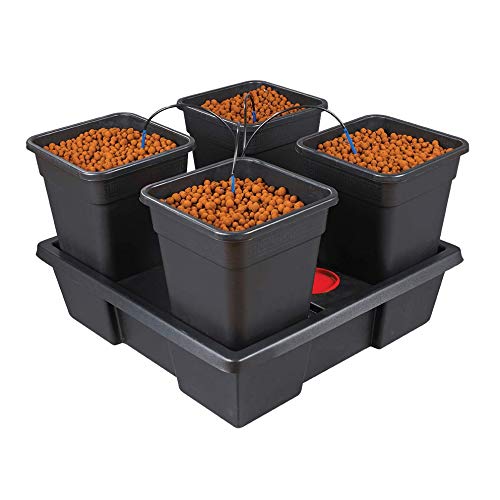 Like IWS Wilma 4 System Hydroponics Self Watering Dripper Grow Complete Kit (Wilma XL 4 x 18L pots)