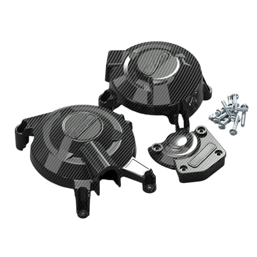 Cubierta de estator y motor de motocicleta 675R 2011-2012 protectora de carbono 2