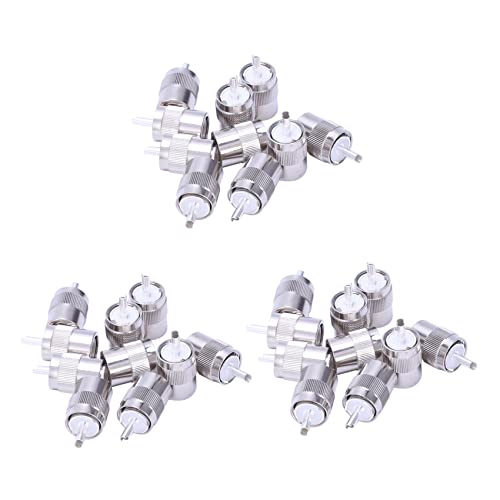Connecteur UHF mâle PL259 pour rénover votre installation radio de maison, lot de 30 fiches