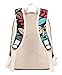 Swacort School Backpack for Girls Women Canvas Travel Laptop Backpacks Toddler Teens Schoolbag Kids Bookbag Casual Lightweight Back Pack Cute Carry on Flower Daykpack Leaf