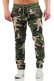 Happy Clothing Herren Camouflage Jogginghose Army Woodland Sweathose, Größe:S, Farbe:Camouflage
