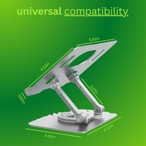 Soporte Rotativo para Laptop con Base 360° y Plegable miniatura 7