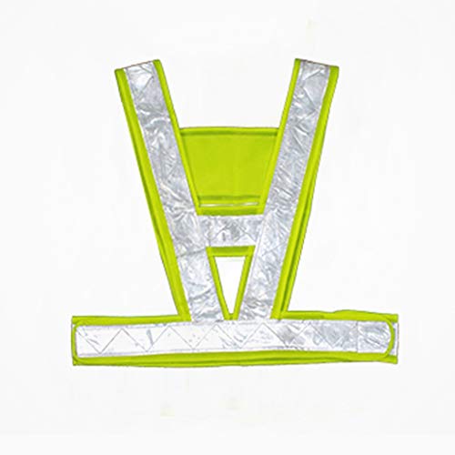 Preisvergleich Produktbild ChengLao- Warnweste, V-förmige Warnweste Sanitation Garten Reiten Leuchtbekleidung Sicherheit Warnweste (Color : A)
