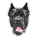 Cane Corso Dog - 3' Vinyl Sticker - for Car Laptop Water Bottle Phone - Waterproof Decal
