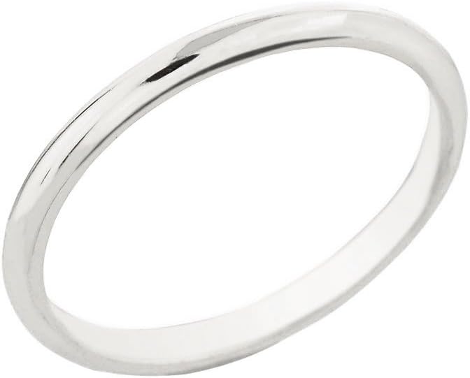 925 Sterling Silver 2 mm Thumb Ring