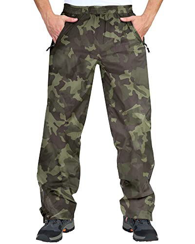 Pantalon de pluie imperméable pour hommes 33,000ft léger et coupe-vent
