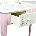 Fantasy Fields - Bouquet Thematic Kids Flip Top Mirror Vanity Table and Stool Set | Imagination Inspiring Hand Crafted & Hand Painted Details Non-Toxic, Lead Free Water-based Paint