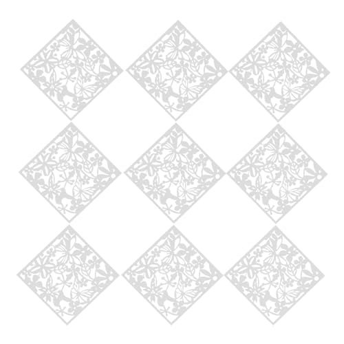 Divisor de habitaciones DIY 40 x 40 x 0,127 cm, 12 unidades, separador de habitaciones multifuncional, panel colgante de diseño plegable, panel colgante para decoración de pared, salones, pasillos
