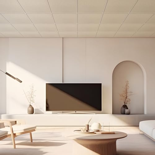 Gigrwiin UV-Printed PVC Drop Ceiling Tiles 2x4 ft - Waterproof, Washable and Fire-Rated - High-Definition Fade-Resistant Print-Easy Lay-in for 15/16" Grid, Cover 80 Sq. Ft-Package of 10 Tiles by Gigrwiin - Image 9