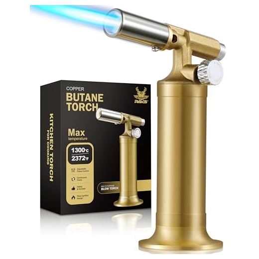 RAVS Copper Butane Torch for Kitchen Use