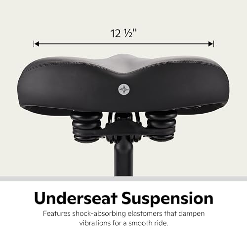 Selle confort vélo mousse premium anti vibrations