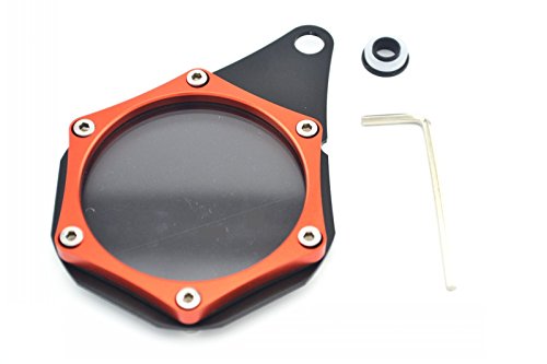 Orange Universal Motorbike accessory CNC Aluminum Alloy waterproof seal Tax Disc License Holder Fit For KAWASAKI GTR1400/CONCOURS 14 2007-2012