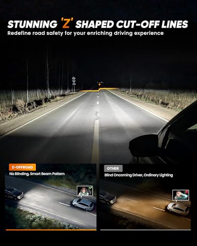Z-OFFROAD LED Headlights Assembly DOT Approved with DRL Turn Signal Hi/Low Sealed Beam Side Marker Compatible with 2003-2006 Chevy Silverado Avalanche - Image 5