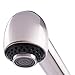 Universal Laundry Tub Faucet by VETTA, Double Handle Pull Out Spray Spout, Non-Metallic ABS Plastic, Stainless Steel Finish