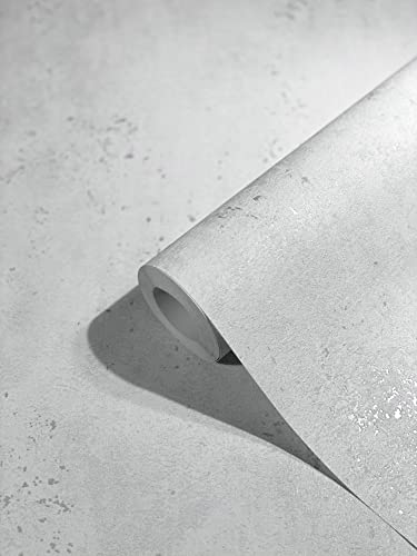marburg Papel Pintado Gris Efecto Hormigón Cemento Estilo Moderno...