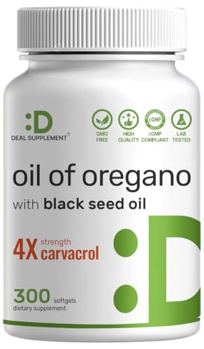 DEAL SUPPLEMENT Oil of Oregano Softgels with Black Seed Oil