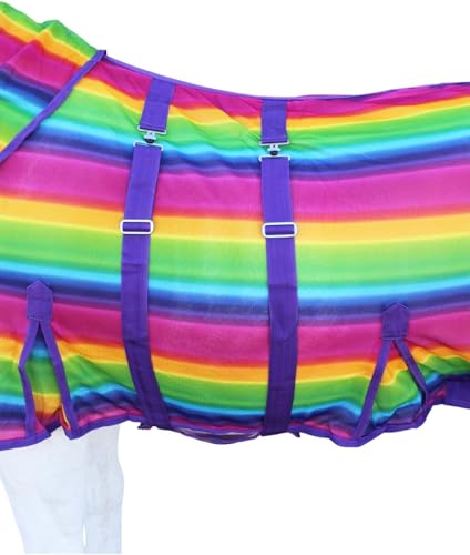 Image of Challenger Horse Mesh Summer Fly Sheet Spring Airflow Neck 73149