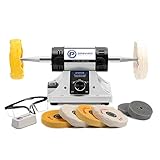 OPAVIOC Jewelry Polisher - Adjustable Variable Speed Bench Grinder Polishing & Buffing Machine,...