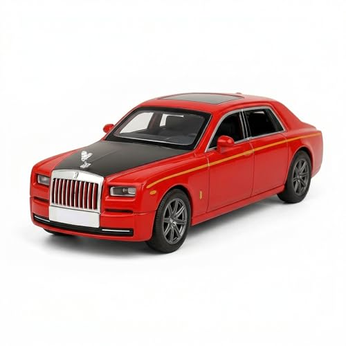 Image of Amisha Gift Gallery Car Toy for Kids Queens 70 Toy Model Fiat Openable Doors & Pull Back Action (Rolls Royce Phantom)