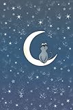 Cuaderno Tapa blanda, A5 140 páginas, Gato Moon