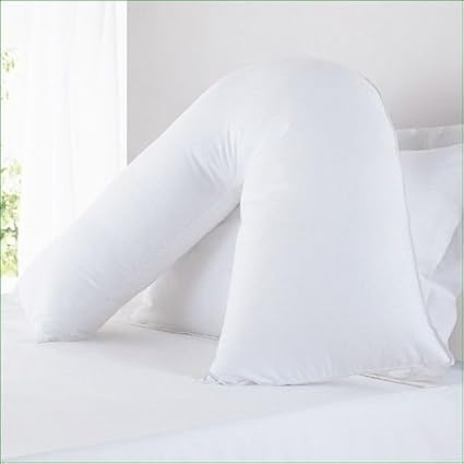 v shaped pillow sleeping position