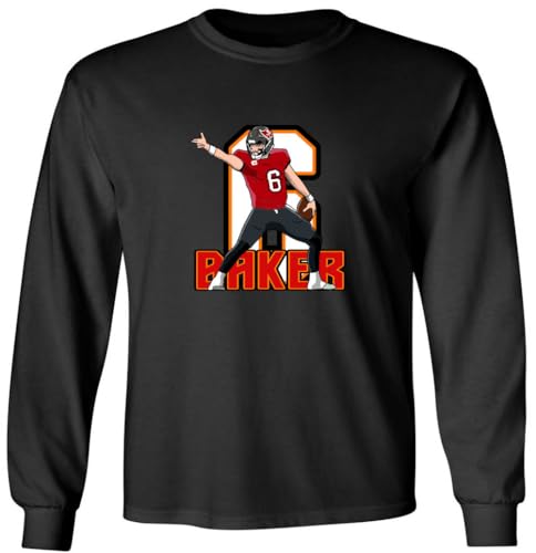 Long Sleeve Baker Mayfield TB Tampa Bay Shirt T-Shirt Mens Long Sleeve