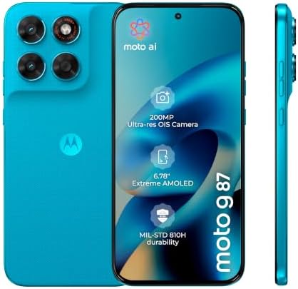Moto g87 Smartphone 200-MP-Kamera 8-256GB türkis