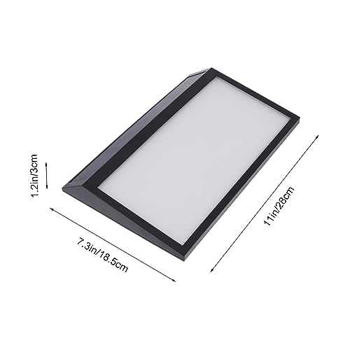 Plaque numéro de maison solaire LED avec éclairage de numéros adresse - 4
