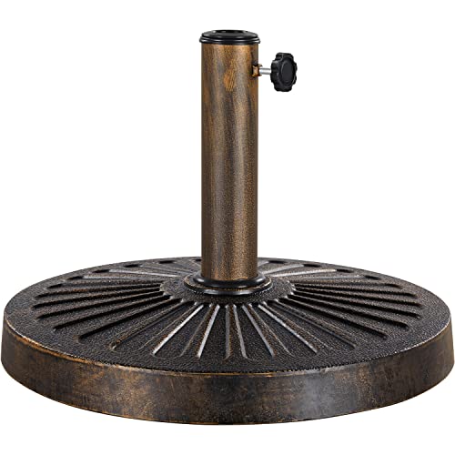 Yaheetech 14kg Patio Umbrella Stand Heavy Duty Garden Parasol Base Stand Outdoor Garden Umbrella...
