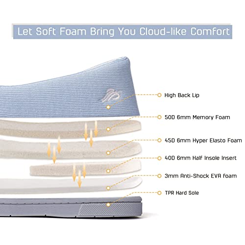 Image of Wishcotton Lightweight Slippers for Women, Comfy House Shoes