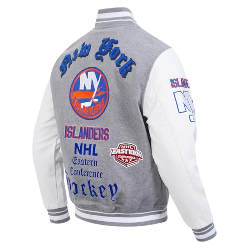 Image of Pro Standard Mens NHL Old English Varsity Jacket