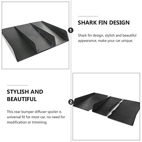 FAVOMOTO 1 Conjunto Difusor de Pára-Choque Traseiro Do Carro Spoiler Universal Do Corpo Do Carro Spo