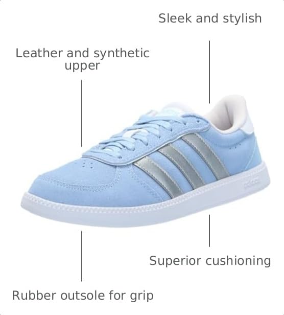 Image of adidas Breaknet Sleek Sneakers Shoes Casual - White