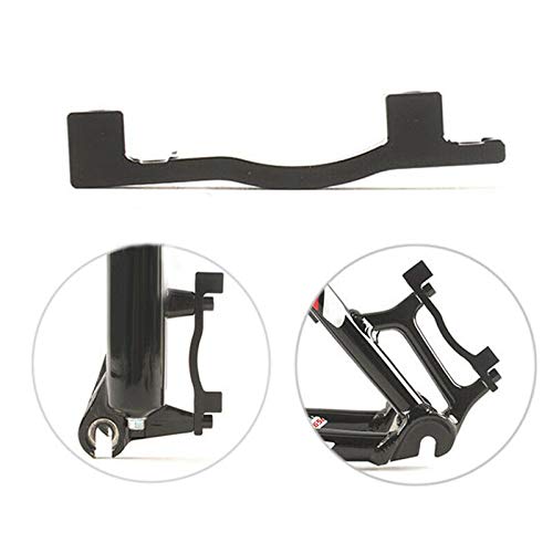 BUCKLOS is Rear 180mm Red Disc Brake Caliper Mount Adapter Gear Parts Accessories and 180mm Floating Disc Brake Rotor, Stainless Steel MTB Brakes Rotors - Thumbnail 5