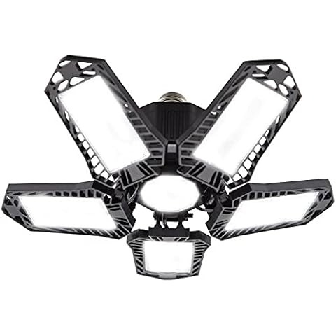 Lámpara de Techo Fousômo 5+1 Luces LED para Garaje Cover