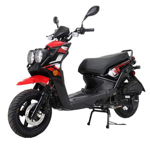 X-PRO X19 150 Moped Street Gas Moped 150cc Adult Bike with 12' Aluminum Wheels...