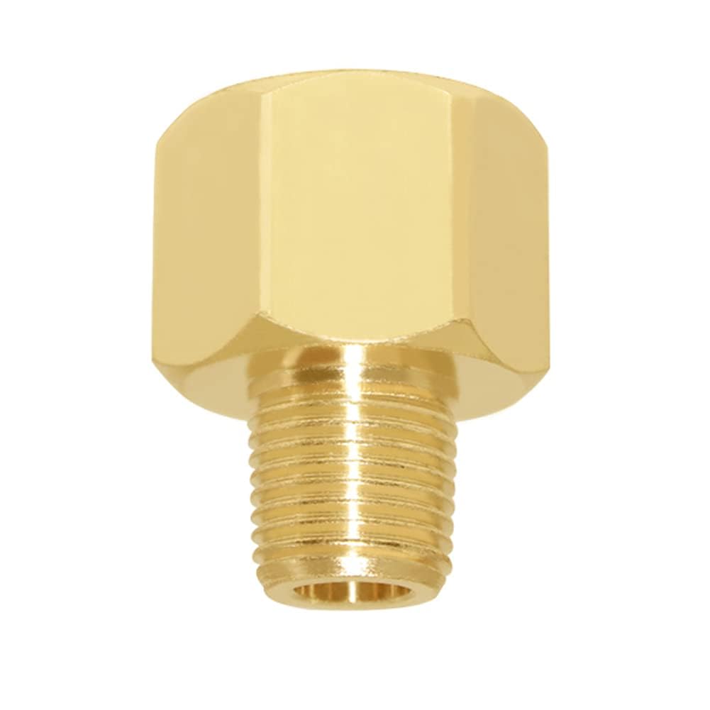 Produktbild von 1/2 NPT Außengewinde Auf 3/8 NPT Innengewinde – Gerader Rohradapter, Verchromter Stahl, MVF 5405-08-06