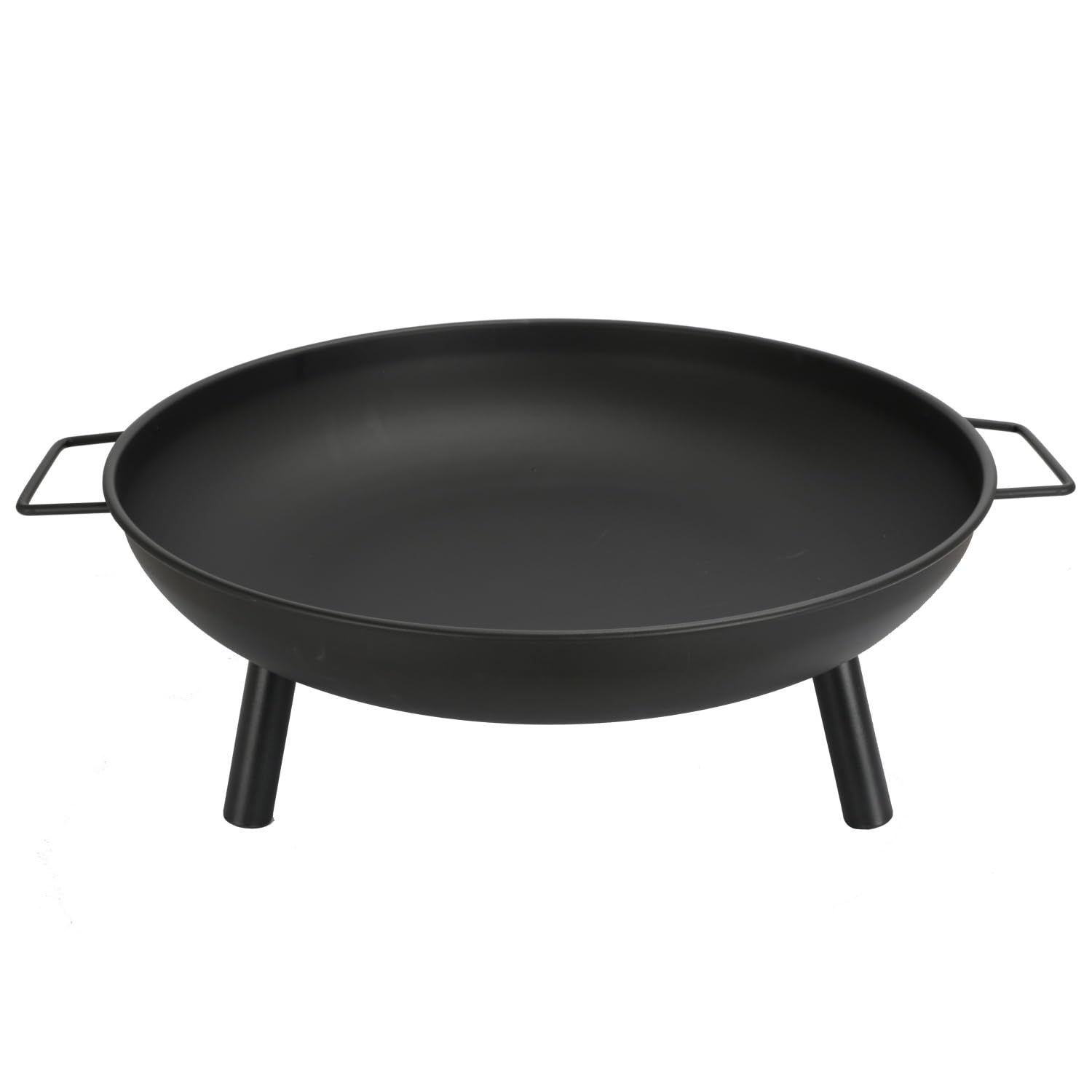 Adler Europe AD 6819 Braciere da Giardino 58cm Braciere in Acciaio per Esterno - per Legna e Bricchette di Legno