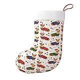 Eitqtbea Christmas Corgi Dog Christmas Stockings Fireplace Hanging Socks Holders Ornament for Family Xmas Tree Party Holiday Decoration Gift