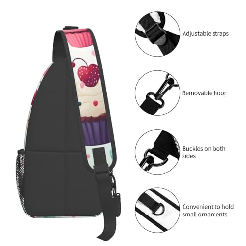Bolso tipo sling unisex para viaje y senderismo miniatura 4