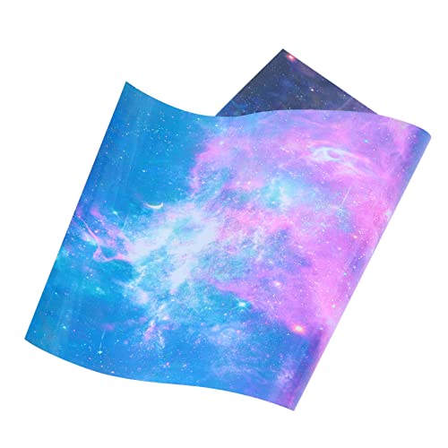HAPINARY 見事な宇宙テーマの水槽の背景、長持ちする水槽ステッカー、室内装飾用