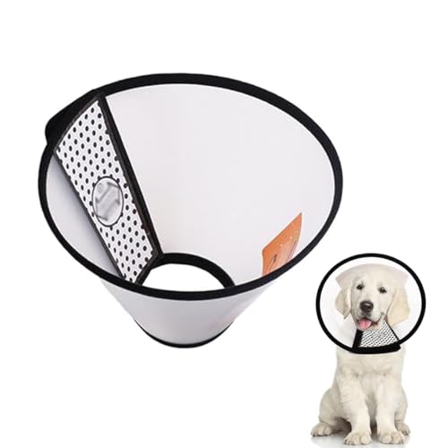 Forma Cono per Cane e Gatto, Collare Regolabile, Collari Protettivi Elisabettiani - Cono per Animali Domestici